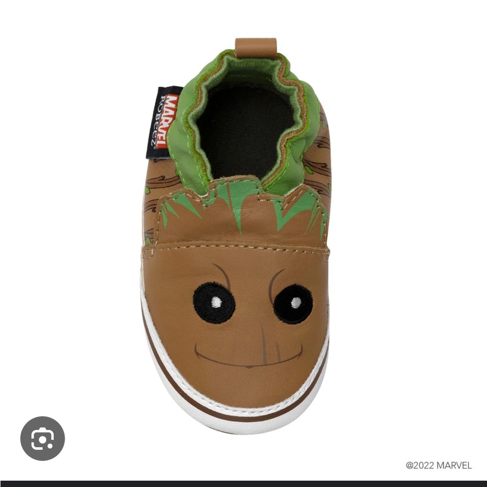 New! Marvel ROBEEZ Groot Baby Soft Sole Shoes 6-12 Months - Picture 3 of 11